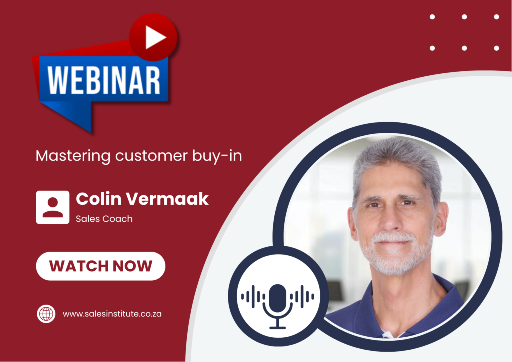 Mastering Customer Buy in - webinar
