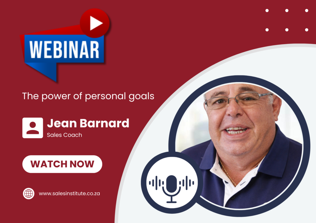 The power of personal goals - webinar