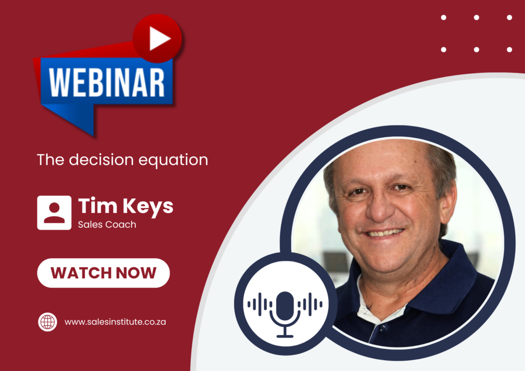 The decision equation - webinar